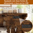 Ver imagem 5 de Bancada Mesa Gourmet para Cozinha com Prateleiras Tomadas e USB
