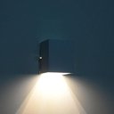 Ver imagem 3 de Arandela 1 Facho Um Foco Luminária Externa Interna Parede Alumínio Preto - Rei da Iluminação