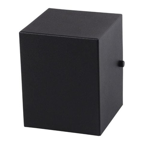 Arandela 1 Facho Um Foco Luminária Externa Interna Parede Alumínio Preto - Rei da Iluminação