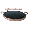 Fondue De Pedra Sabão Grelha Para Carnes Petiscos 27cm - 3