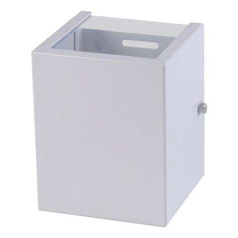 Arandela 2 Fachos 2 Focos Luminária Externa Interna Parede Alumínio Branco - Rei da Iluminação