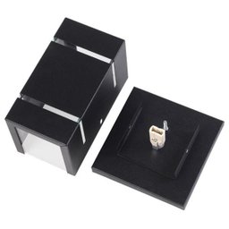 Arandela Catarina 8cm com Base Frisos Externa Interna Parede Alumínio Preto - Rei da Iluminação - 2