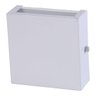 Arandela 2 Fachos Slim Luminária Externa Interna Parede Alumínio Branco - Rei da Iluminação - 1