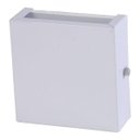 Ver imagem 1 de Arandela 2 Fachos Slim Luminária Externa Interna Parede Alumínio Branco - Rei da Iluminação