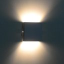 Ver imagem 3 de Arandela 2 Fachos Slim Luminária Externa Interna Parede Alumínio Branco - Rei da Iluminação