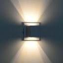 Ver imagem 3 de Arandela Box 2 Focos Luminária Externa Interna Parede Alumínio Preto - Rei da Iluminação