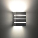 Ver imagem 3 de Arandela Friso 2 Frisada Luminária Externa Interna Parede Alumínio Marrom - Rei da Iluminação