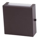 Ver imagem 1 de Arandela 2 Fachos Slim Luminária Externa Interna Parede Alumínio Marrom - Rei da Iluminação