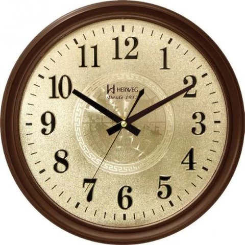 Relógio de Parede Herweg Ref: 6468-084 Ipê