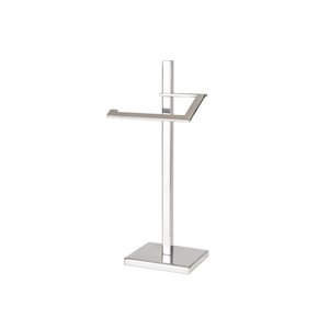 Toalheiro Vertical de Bancada Porta Toalhas 33cm de Altura Aço Inox Polido Linha Larissa Stainless