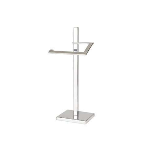 Toalheiro Vertical de Bancada Porta Toalhas 33cm de Altura Aço Inox Polido Linha Larissa Stainless