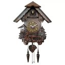 Ver imagem 1 de Relógio De Parede Herweg Ref: 530003-084 Cuco Madeira Ipê