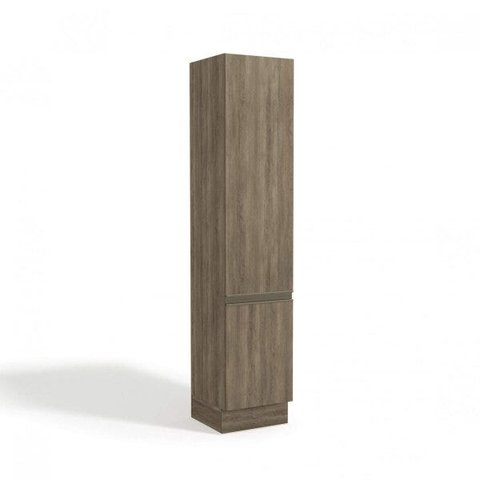 Armário de Cozinha Paneleiro Alto 50cm Maxxi 2 Portas G749 Kappesberg - Nogal