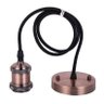 Luminária Pendente Industrial Retrô Vintage Bocal E-27 Cobre - 1