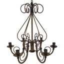 Ver imagem 1 de Lustre de Ferro com 6 Braços Artesanal pelo do Brasil