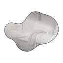 Ver imagem 1 de Espelho Decorativo Organico 89cm Es17 - Preto Fosco