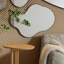 Ver imagem 2 de Espelho Decorativo Organico 89cm Es17 - Preto Fosco