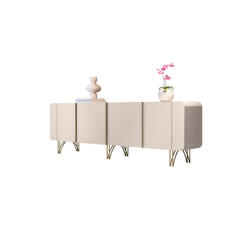 Buffet Aparador para Sala de Jantar Saluti Off White - Montanaris Decor