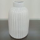 Ver imagem 5 de Vaso Decorativo Enfeite Casa Home&Co Cerâmica 20x15x15cm Marfim