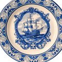 Ver imagem 2 de Prato Decorativo Portugues Artesanal Luiz Salvador Mod 8