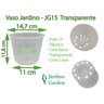 500 VASOS ORQUIDEA BROMELIA TRANSPARENTE ATACADO 1000ML - 2