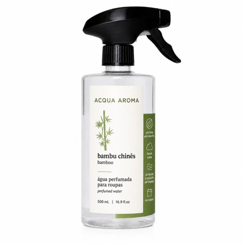Água Perfumada para Roupas Acqua Aroma Dia a Dia 500ml Bambu Chinês
