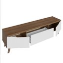 Ver mais imagens de Rack para Tv até 75 Polegadas 180 Cm 2 Portas 1 Gaveta Rustic/branco Dune Madesa