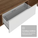 Ver imagem 7 de Rack para Tv até 75 Polegadas 180 Cm 2 Portas 1 Gaveta Rustic/branco Dune Madesa