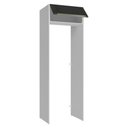 Ver imagem 5 de Porta-Geladeira 73 cm 1 Porta Basculante Branco/Preto Lux Madesa Branco/Preto