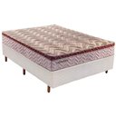 Ver imagem 1 de Cama Box Casal: Colchão Molas Paropas MasterPocket Ensacadas Esplêndido + Base CRC Courano Branco(