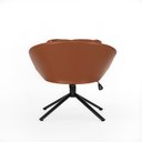 Ver imagem 4 de Poltrona Giratória Kai 76 Cm X 64 Cm Caramelo