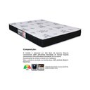 Ver imagem 2 de Cama Box Queen: Colchão Espuma Orthoflex D28 Nápoles + Base Crc Suede Black(158x198)