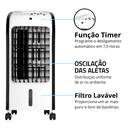 Ver imagem 3 de Climatizador de Ar 4l Portátil 4 em 1 Itatiaia 127v - Resfria, Filtra, Ventila e Umidifica com Contr