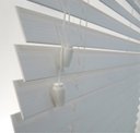 Ver imagem 6 de Persiana Horizontal Pvc 50mm Branca 120 (L) X 140 (A) cm Cortina Tipo Madeira Luxo 1,20 x 1,40 m