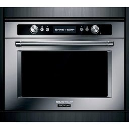 Forno de embutir elétrico a vapor Brastemp Gourmand 34 litros inox com cozimento a baixa temperatura - 1