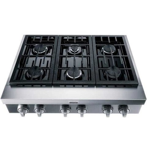 Rangetop de Embutir Semiprofissional Brastemp Gourmand 6 Bocas Inox com Chamas de Alta Potência e Si