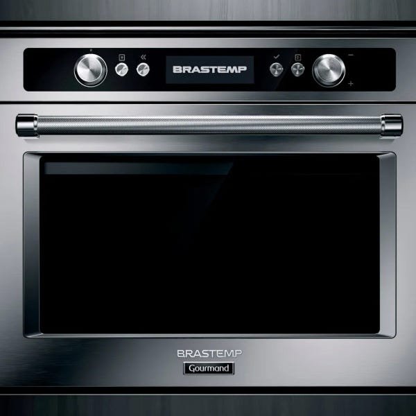 Micro-ondas de Embutir Brastemp Gourmand 40L Inox com Sistema 3D e Sensor Cooking - Bmo45Ar - 1