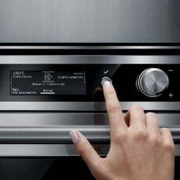 Forno de embutir elétrico Brastemp Gourmand 73 litros inox com função convecção e meat control - BOC - 6