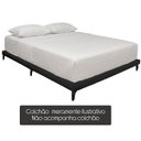 Ver imagem 6 de Cama Japonesa Queen Size Veneza 165cm Base Box Orgânica Bouclê Estofada Pés de Ferro:Bouclê Preto
