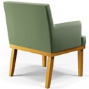Ver mais imagens de Poltrona Decorativa para Sala de Estar e Recepção Beatriz W01 Facto Verde Musgo - Lyam Decor
