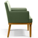 Ver imagem 6 de Poltrona Decorativa para Sala de Estar e Recepção Beatriz W01 Facto Verde Musgo - Lyam Decor