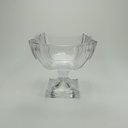 Ver imagem 4 de Centro de Mesa Decorativo de Vidro Transparente 21x21x21cm Sala Jantar Decoração