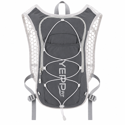 Mochila Hidratação 4L Running Trail Bike Unissex Esportiva:Cinza