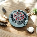 Ver imagem 2 de Teca Porta Hóstia Medalha de São Bento
