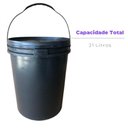Ver imagem 5 de Balde 20l para Oleo de Ricino Puro Alça Plástica com Tampa