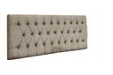 Ver imagem 1 de Cabeceira Painel Imperatriz 138 cm com Capitonê Suede Bege