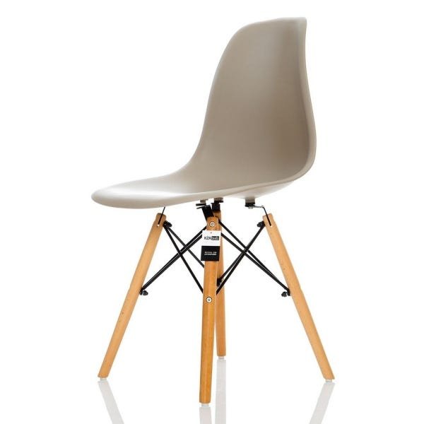 Kit 4 Cadeiras Charles Eames Eiffel Dsw Nude