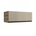 Ver imagem 1 de Armário de Cozinha Aéreo 80cm 1 Porta Basculante Geladeira G770 Maxxi Kappesberg - Nogal