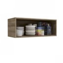 Ver imagem 2 de Armário de Cozinha Aéreo 80cm 1 Porta Basculante Geladeira G770 Maxxi Kappesberg - Nogal