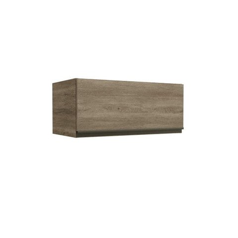Armário de Cozinha Aéreo 70cm 1 Porta Basculante Geladeira G769 Maxxi Kappesberg - Nogal